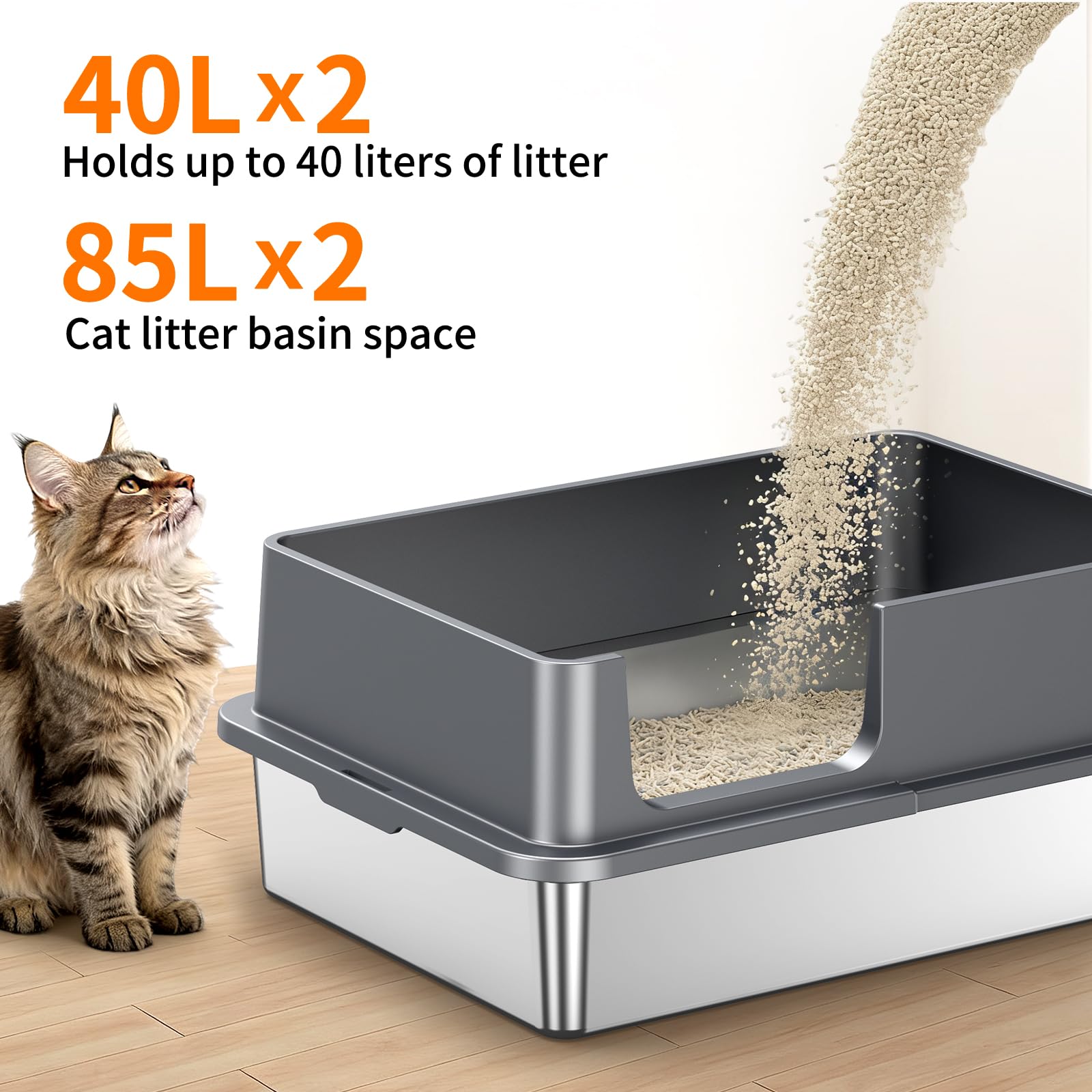Avgooscalb high-side lid design to prevent spills and provide privacy