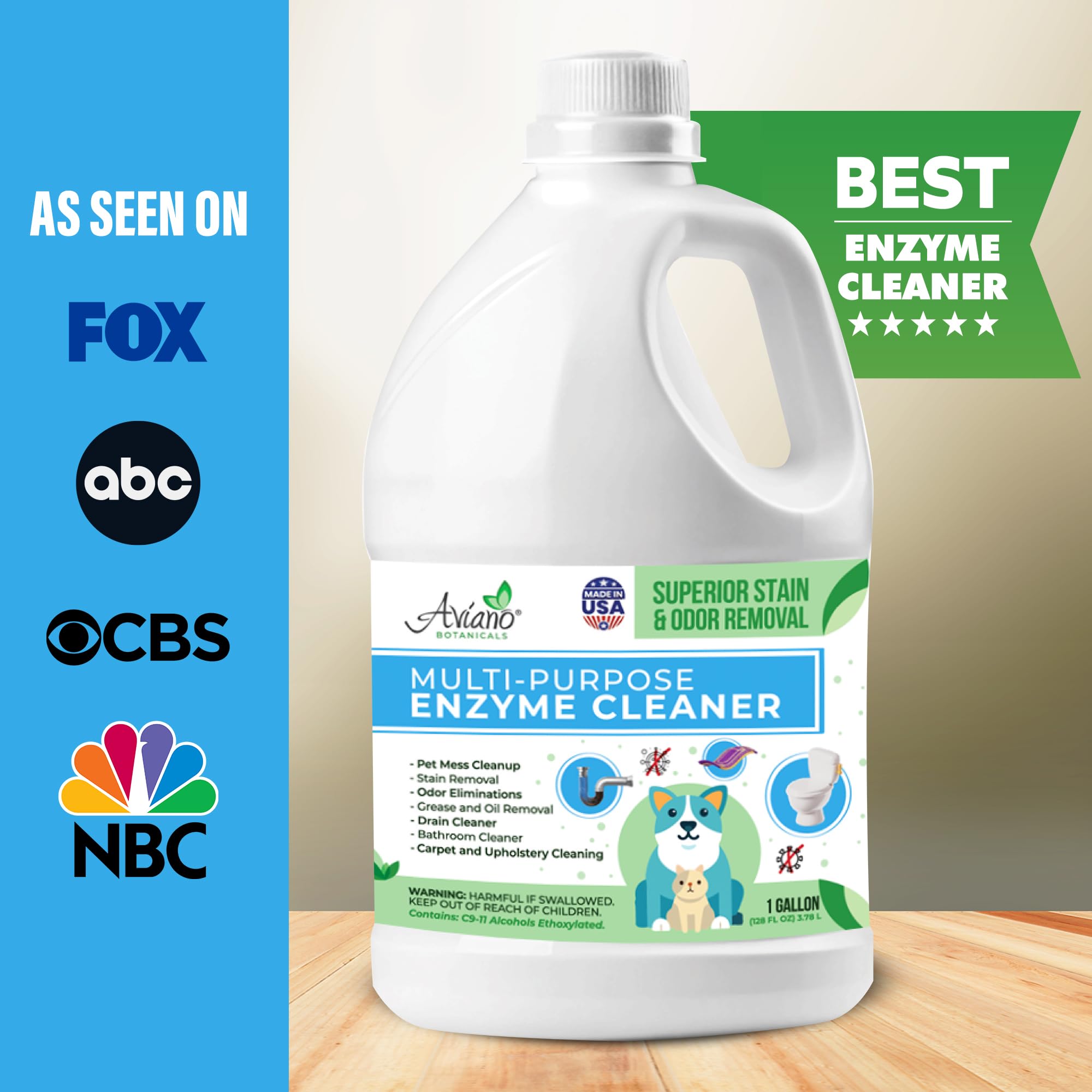 Aviano Botanicals in bathroom demonstrates deodorization and surface freshness