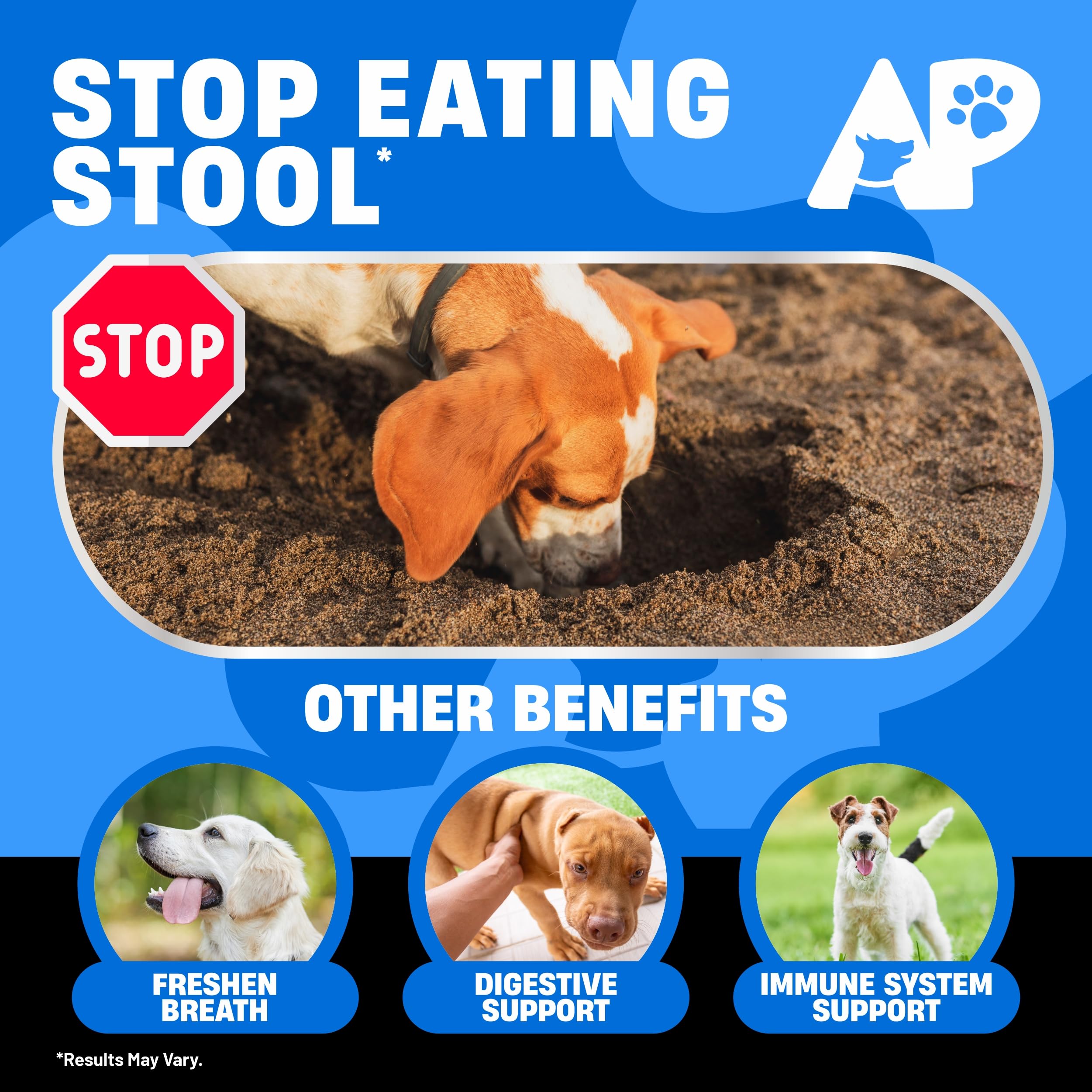 Avid Paws No Poo Chews closeup reveals chicken flavor that dogs enjoy