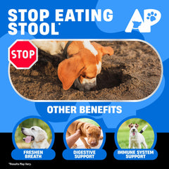 Avid Paws No Poo Chews closeup reveals chicken flavor that dogs enjoy