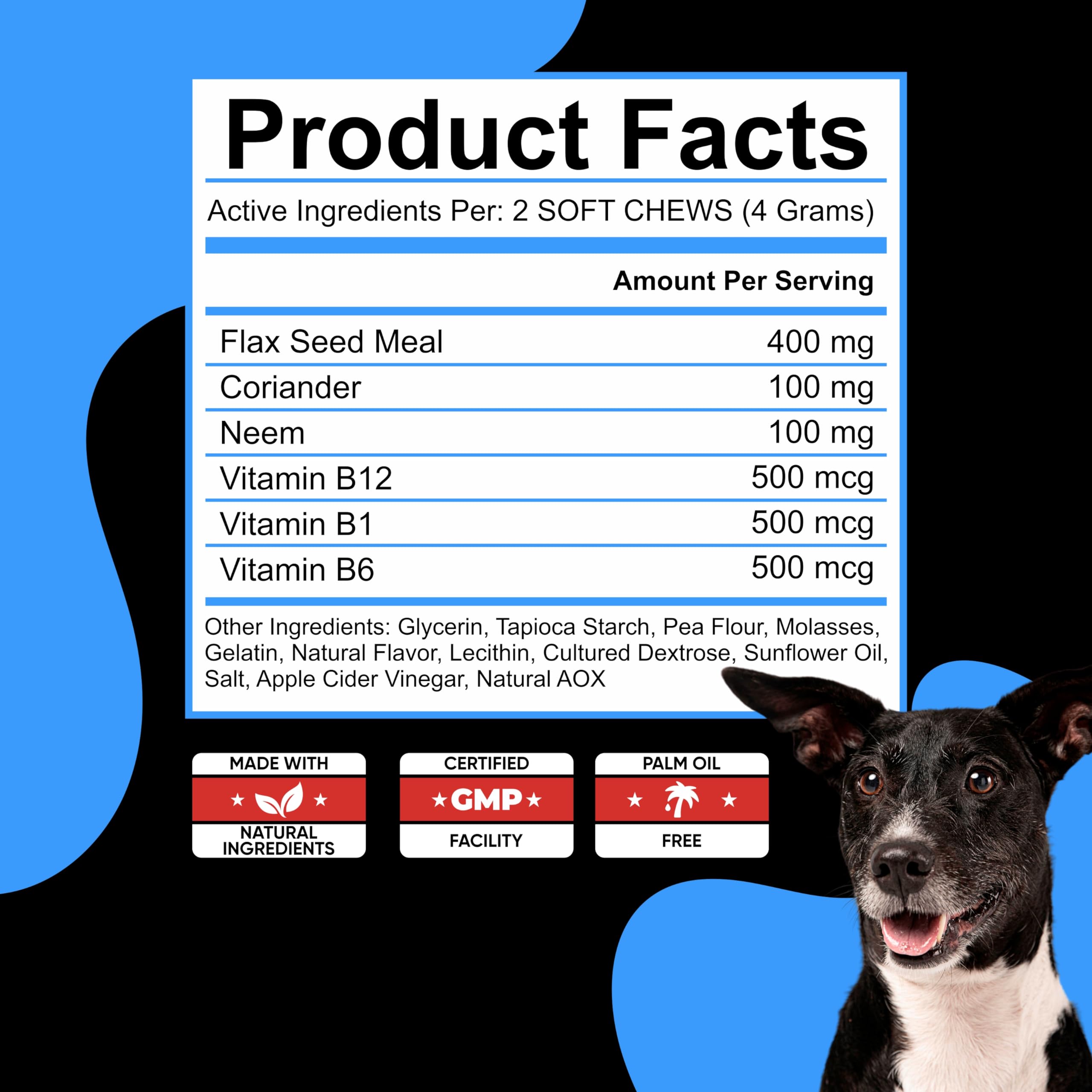 Avid Paws reliable flea and tick control in a dog chewable format.