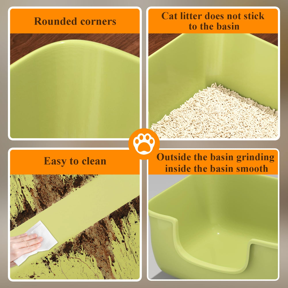 AVIUIA indoor-use litter box fits small to medium cats.
