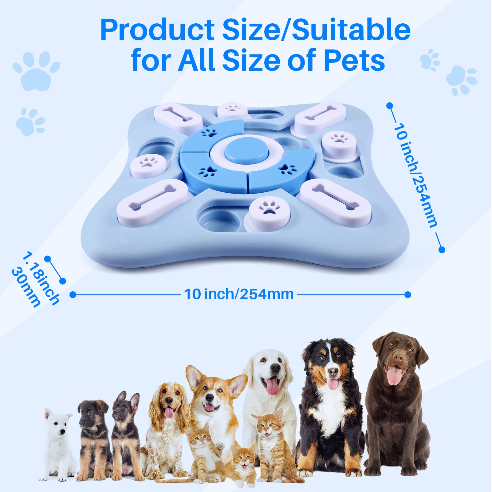 AVOAR puzzle toy with non-slip base stays steady during use