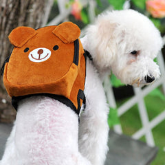 AvoDov backpack includes a D-ring for leash attachment on outings.