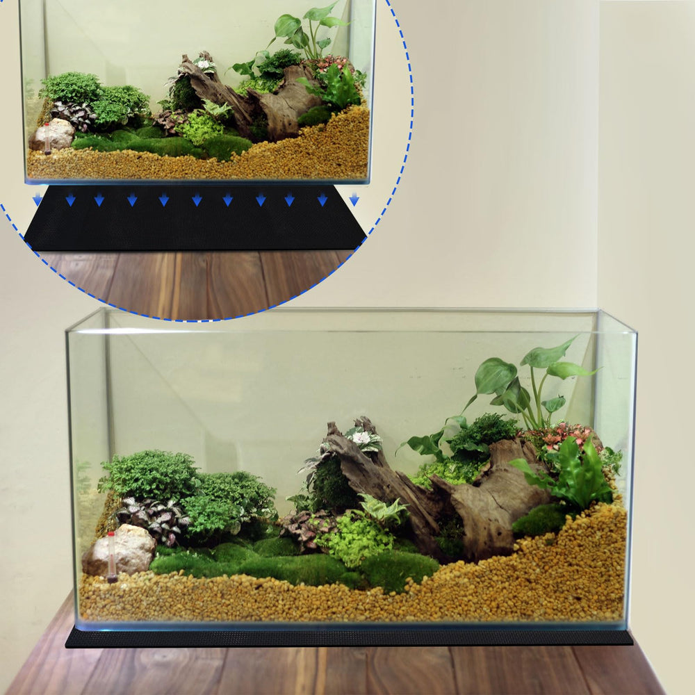 Avoirdus aquarium leveling mat two-pack provides a durable base for aquariums.