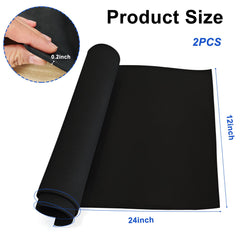 Avoirdus leveling mat underside demonstrates non-slip stability on surfaces.