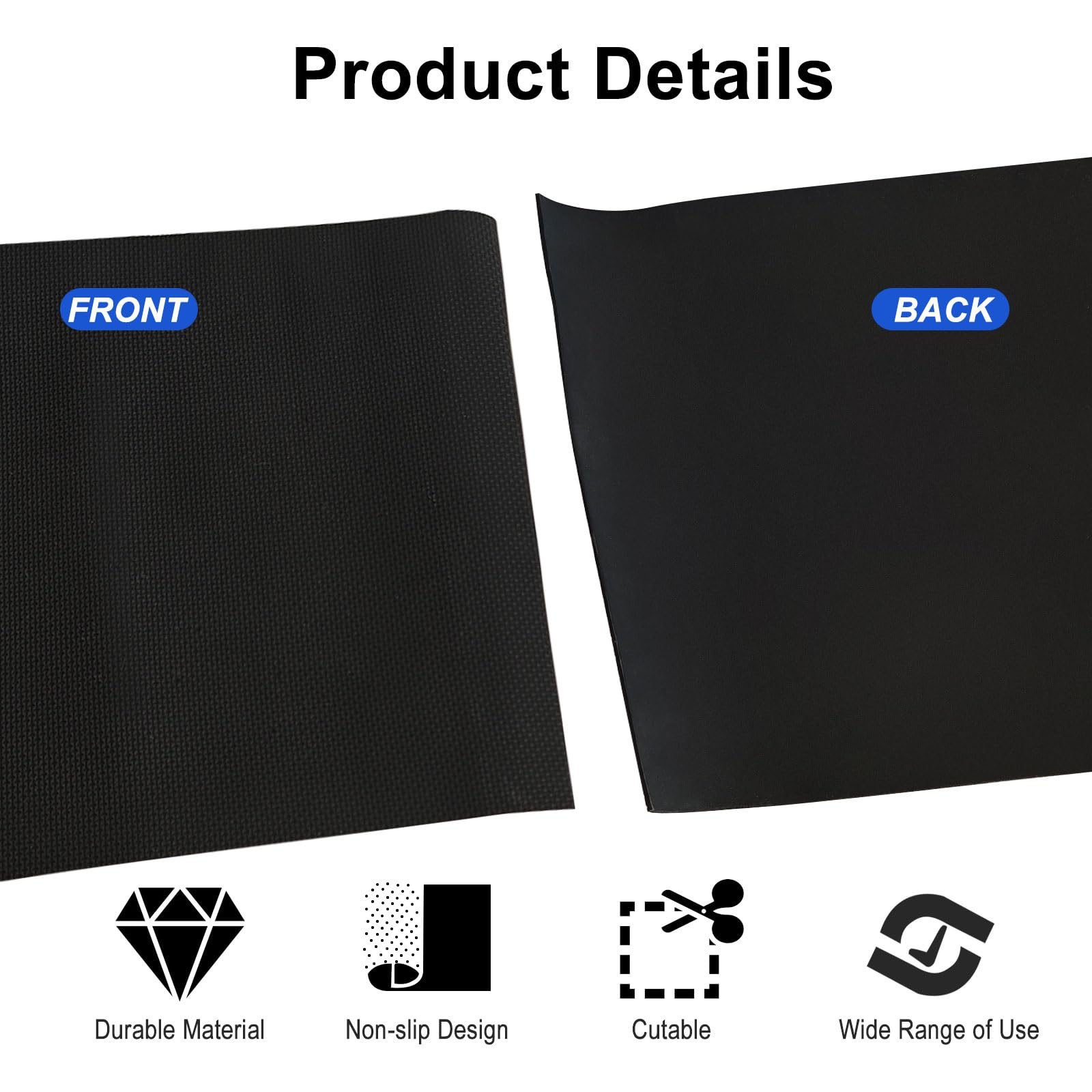 Avoirdus aquarium leveling mat waterproof surface protects the tank base from spills.