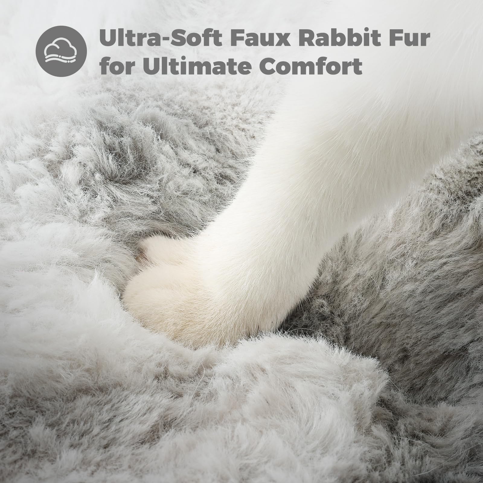 Avont cat bed cave with removable washable cushion for easy cleanup.
