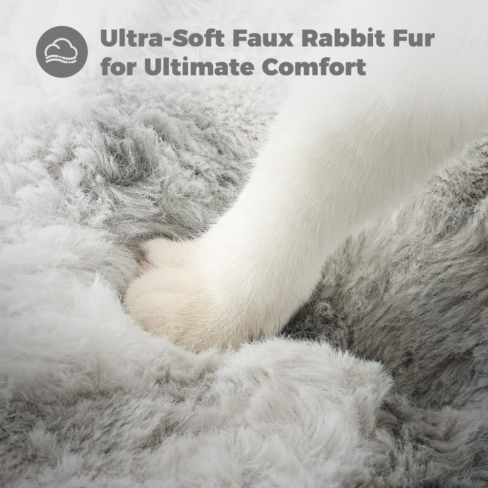 Avont cat bed cave with removable washable cushion for easy cleanup.