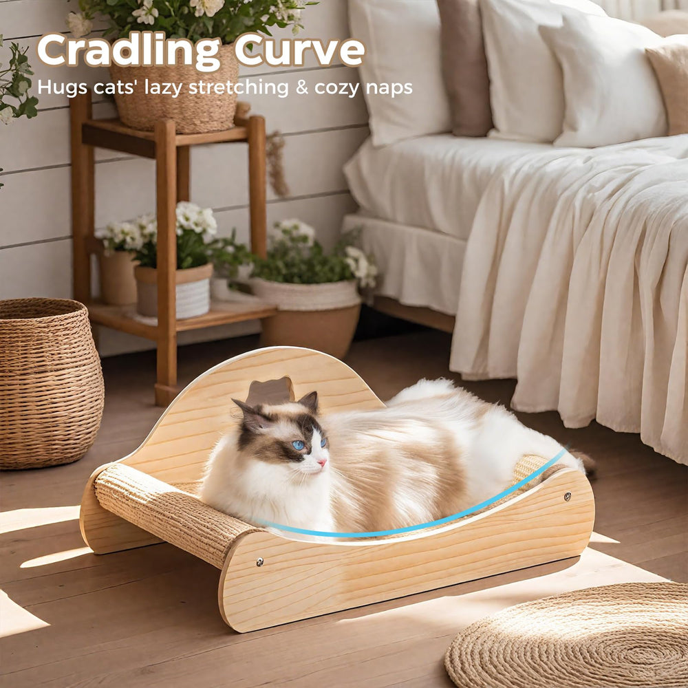 Avont cat-use-on-scratch-nap captures a cat enjoying scratch and rest.