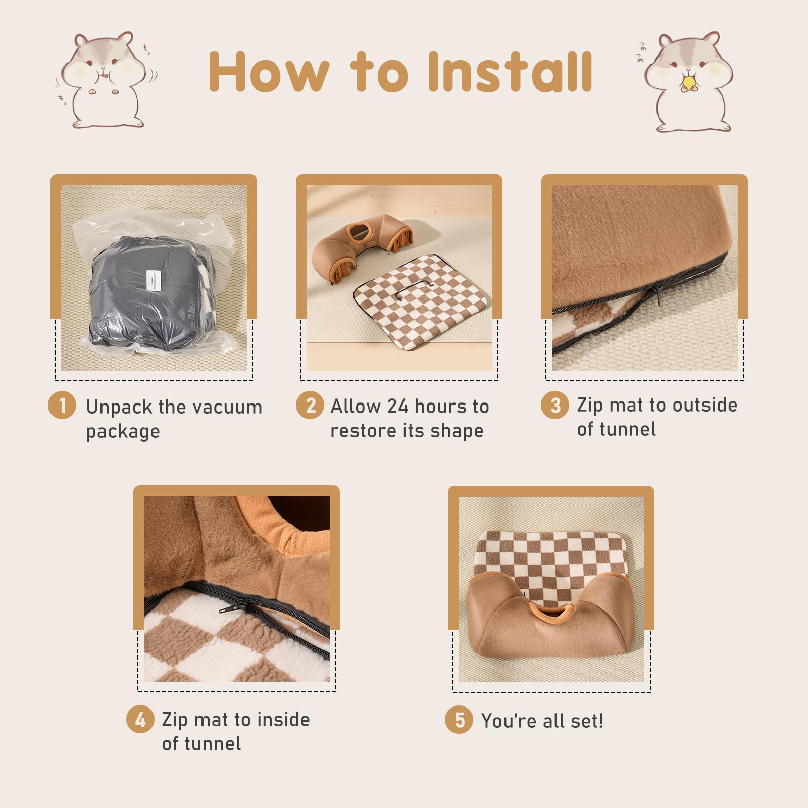 Avont Guinea Pig Hideout dimensions fit multiple small pets