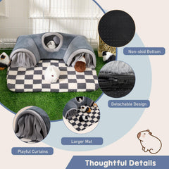 Avont 2-in-1 design folds for easy cleaning and flat-bed use.