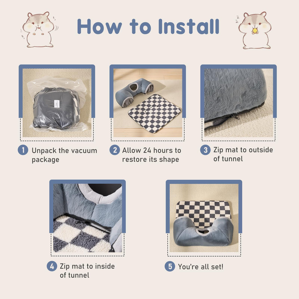 Avont compact dimensions suit hamsters, rabbits, chinchillas, and more.