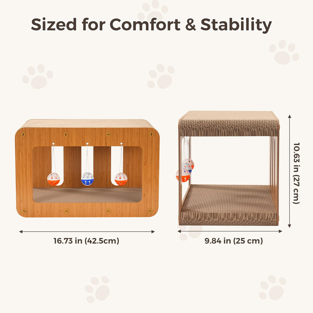 Avont indoor cat enrichment features versatile scratching and lounging
