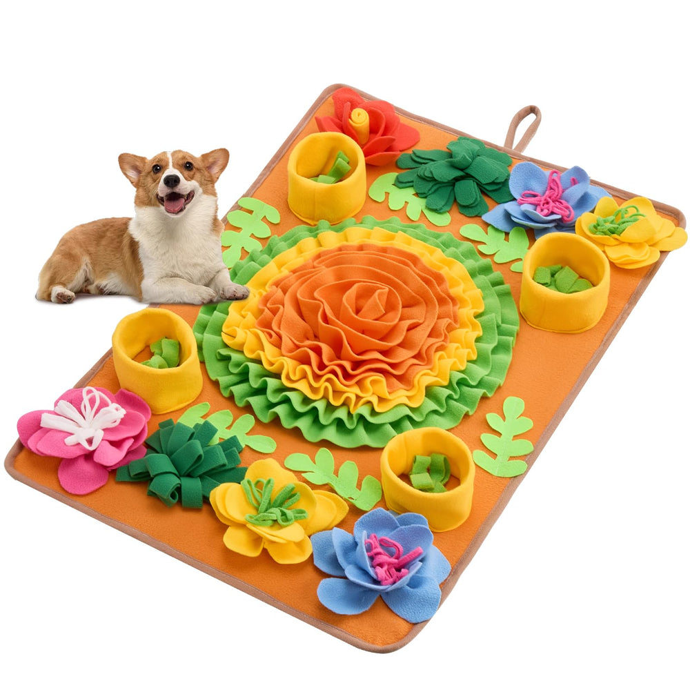 Avont Snuffle Mat for dogs in sniffing activity enhances engagement and exploration.