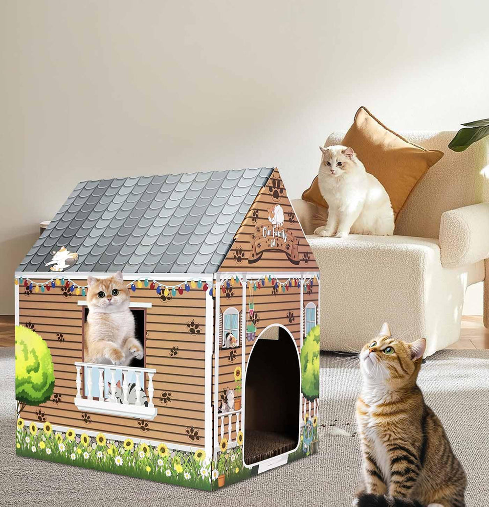 AVXINSOK decorative cat house that blends with home decor