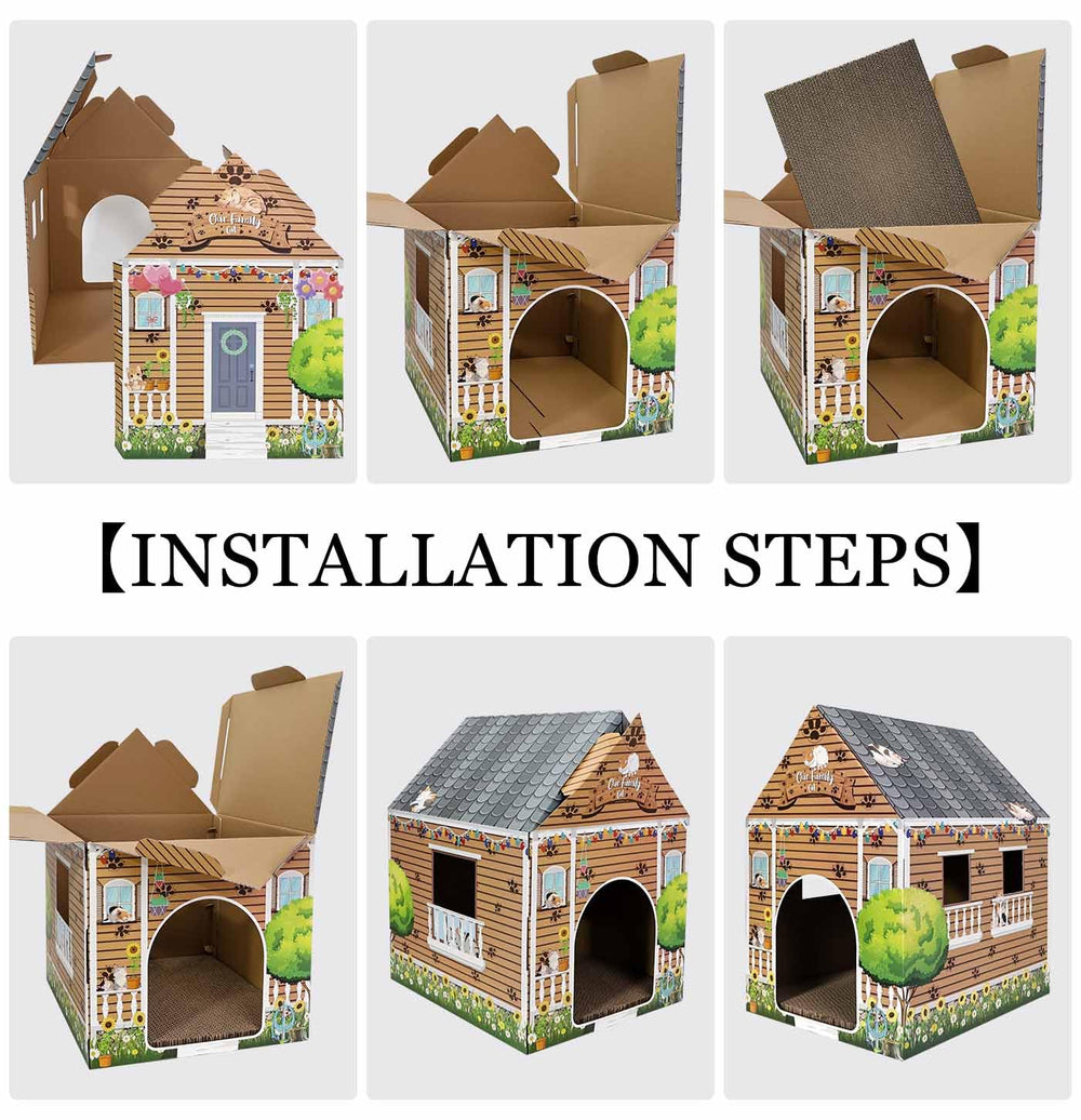 AVXINSOK lightweight cat house easy to move and position