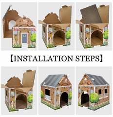 AVXINSOK lightweight cat house easy to move and position