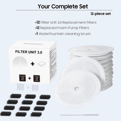 AWoHH 12-pack packaging of Filter Unit 3.0 for Eversweet fountains