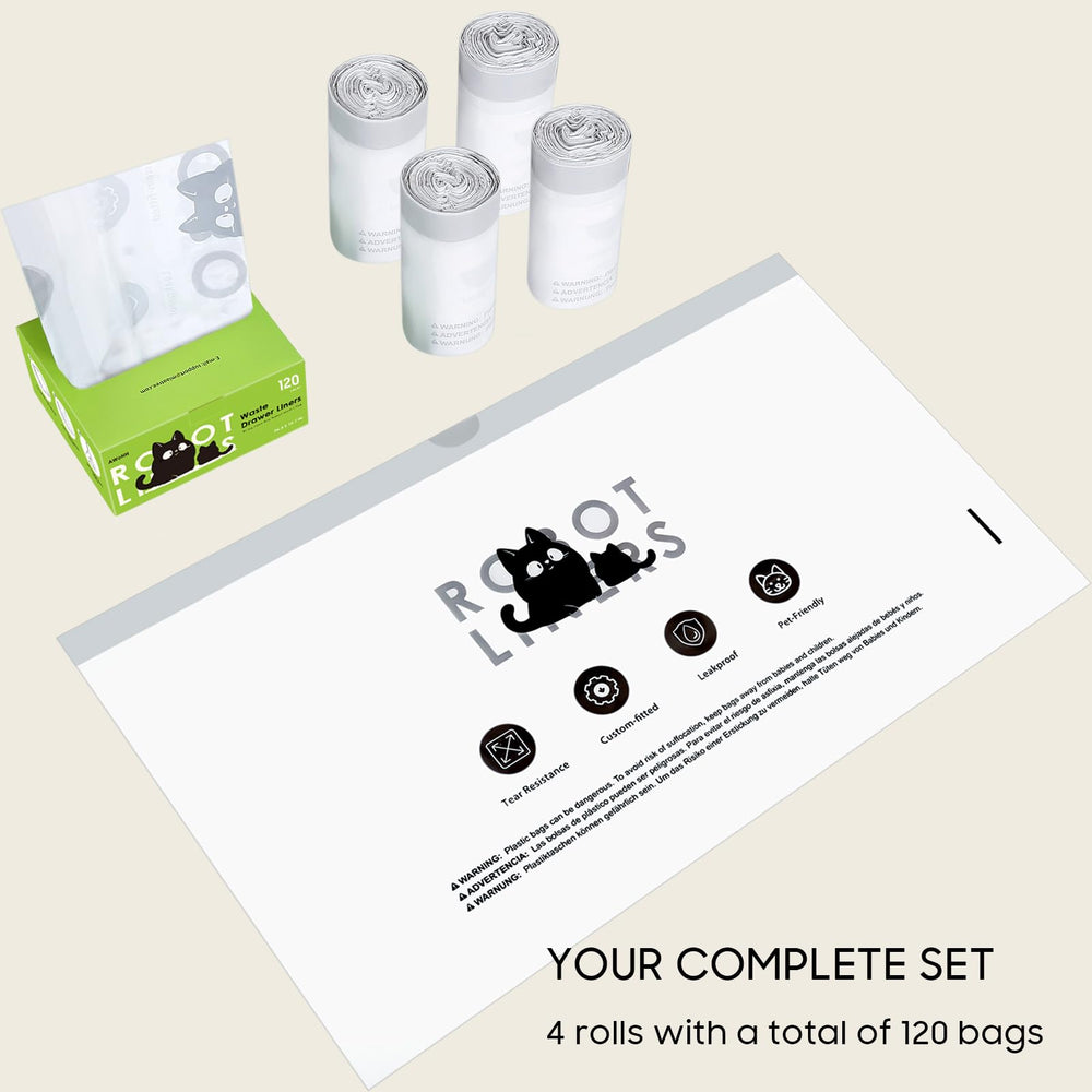 Value pack of 120 AWoHH bags saves time on changes.