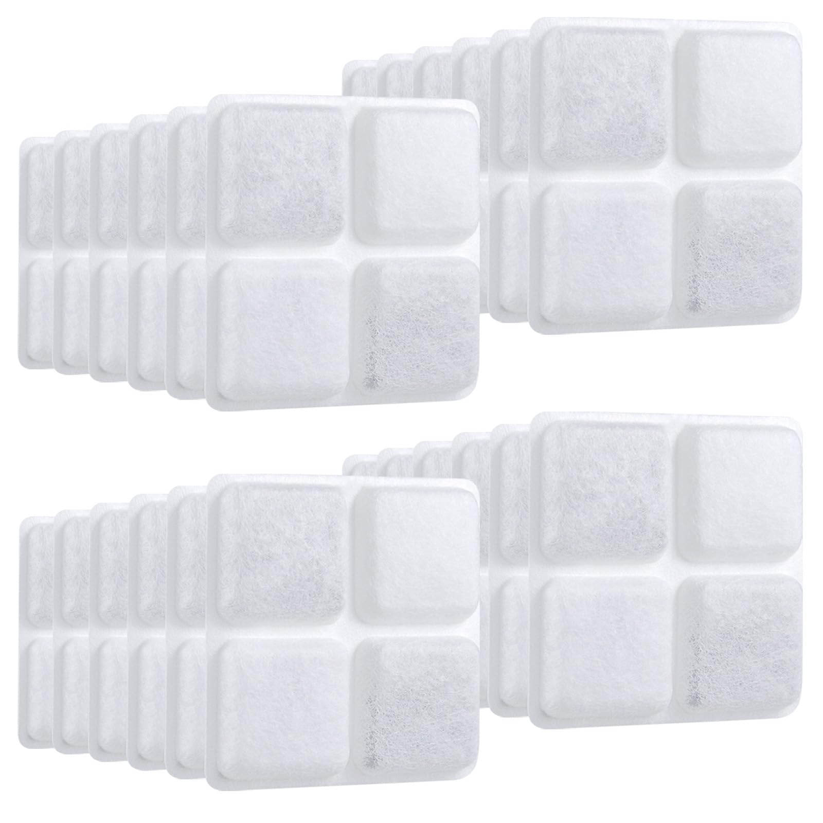 AWoHH 24-pack desiccant bags inside a feeder keep kibble dry.