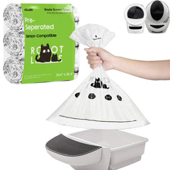 AWoHH 90-pack litter bag assembly for easy drawer fit and mess control.