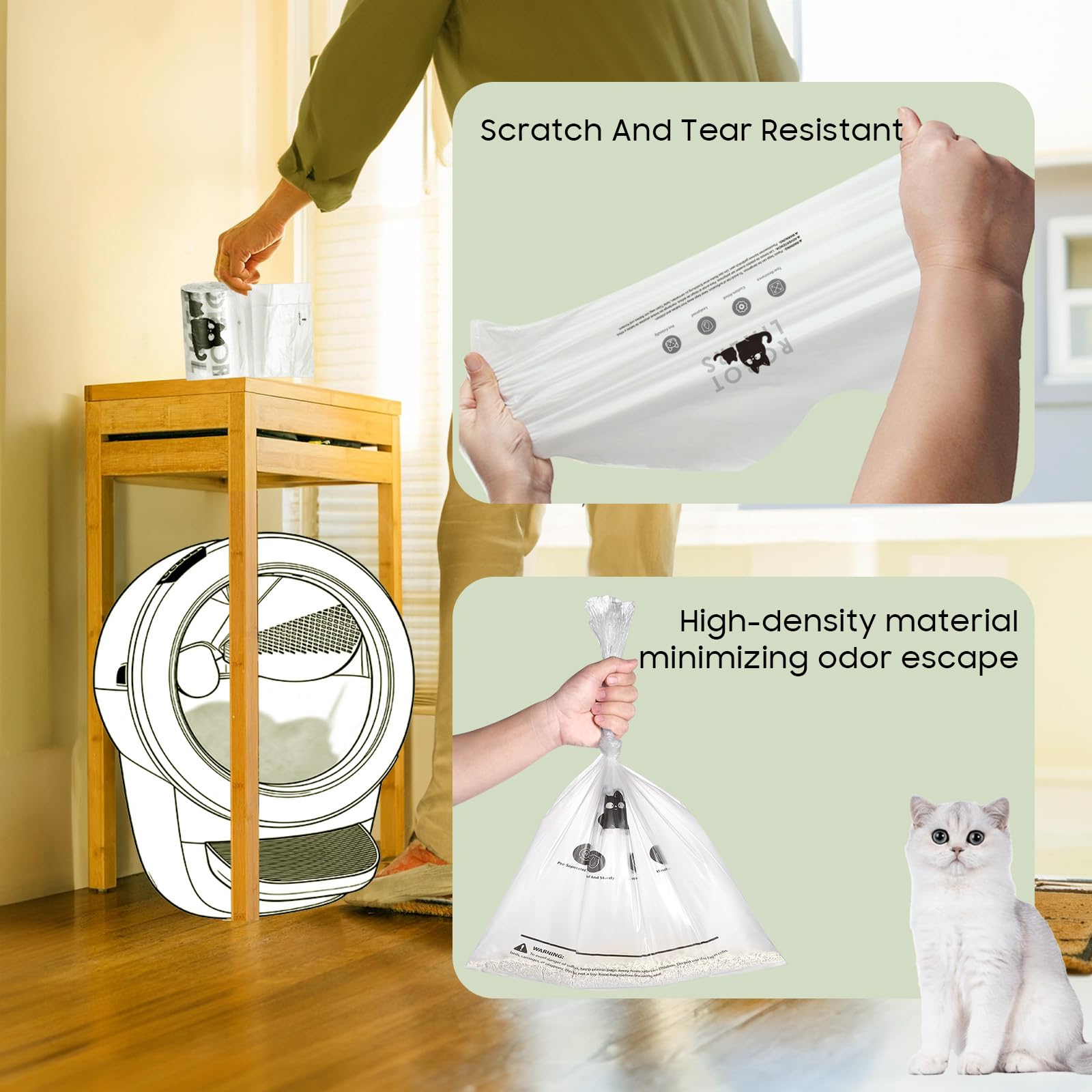 AWoHH app-notification ready, alerting when the waste drawer fills.