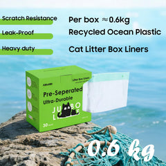 AWoHH heavy-duty drawstring liner offers secure closure and odor containment