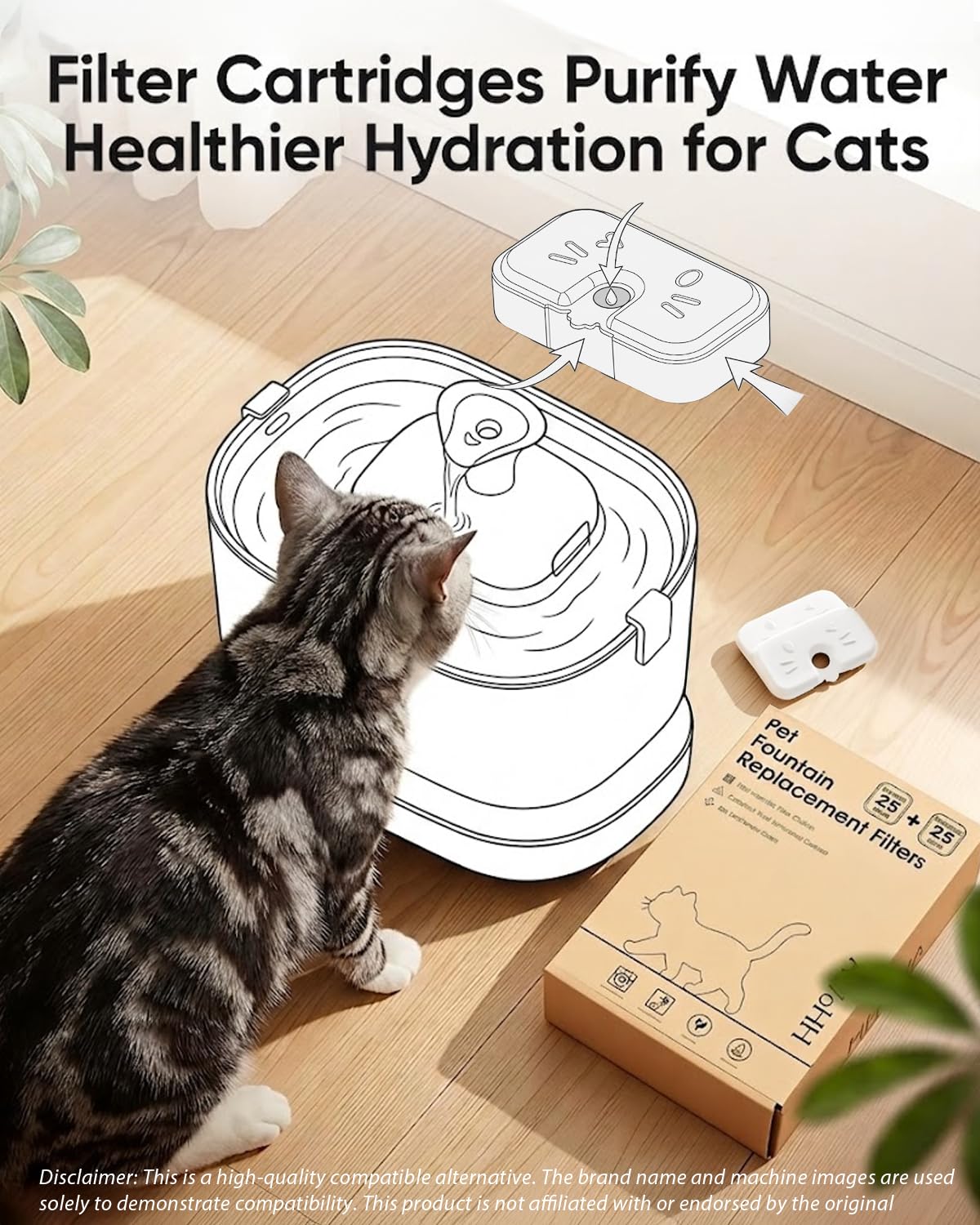 AWoHH food-grade materials ensure safe drinking water filtration.