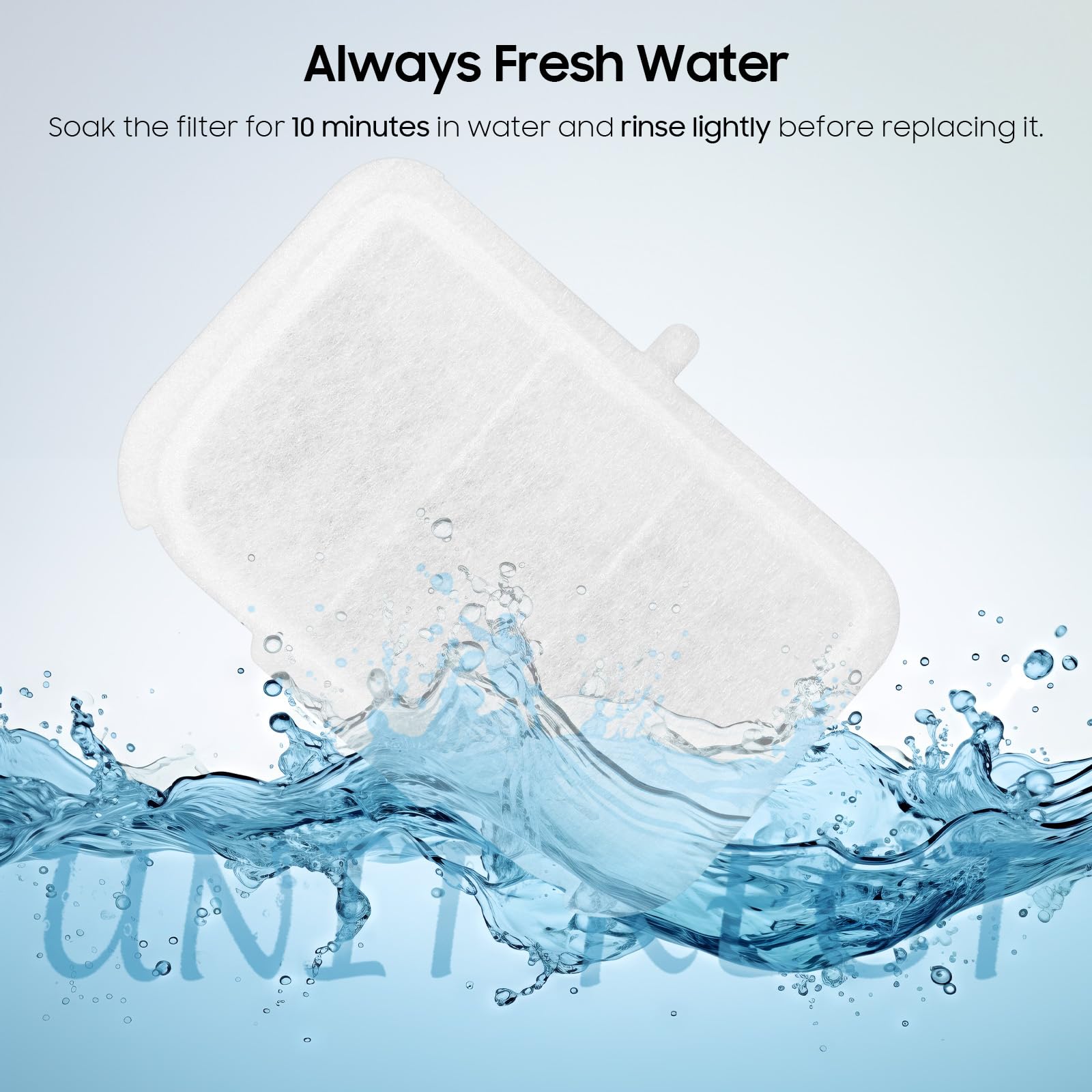 AWoHH replacement foam pump filter supports smooth fountain flow