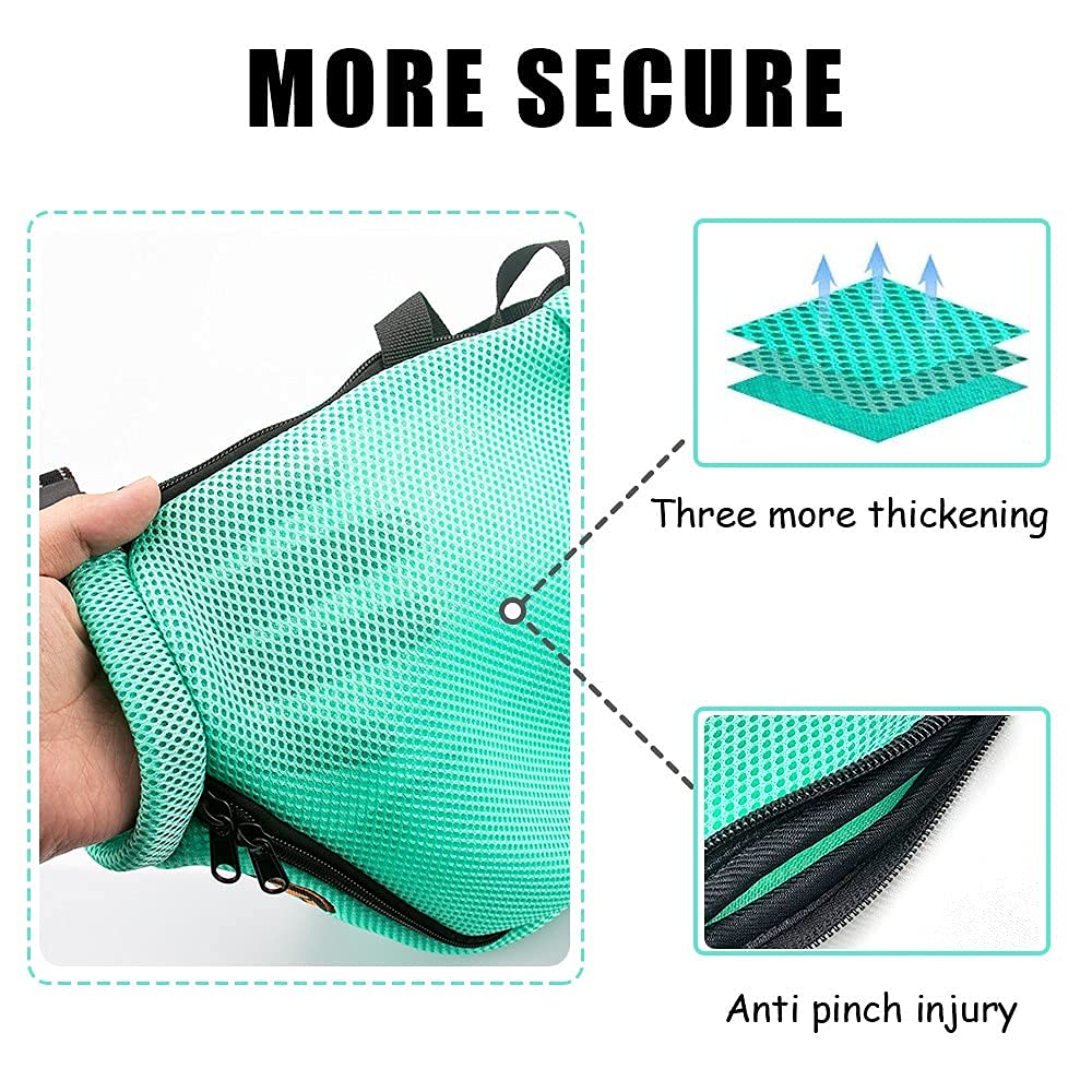 AWOOF cat grooming bag breathable mesh material on show