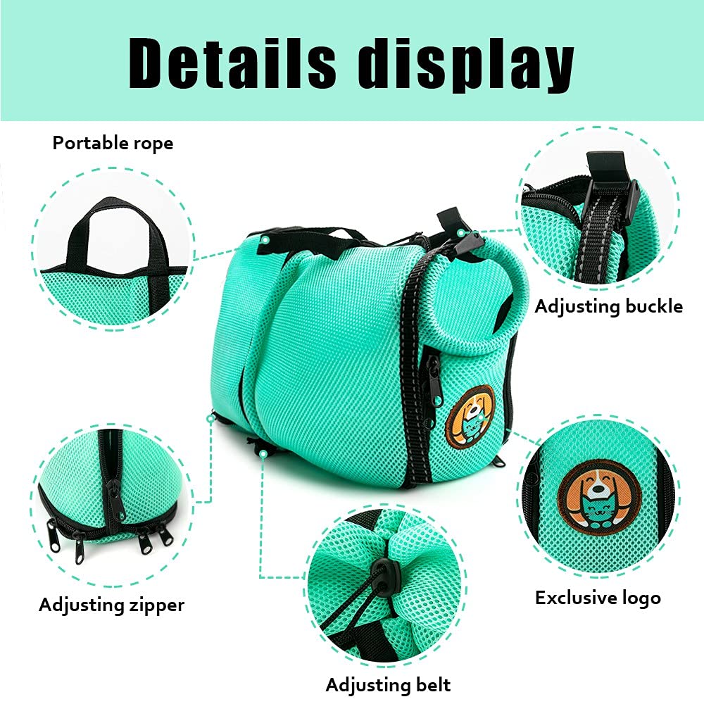 AWOOF cat grooming bag paws release zippers for flexible grooming