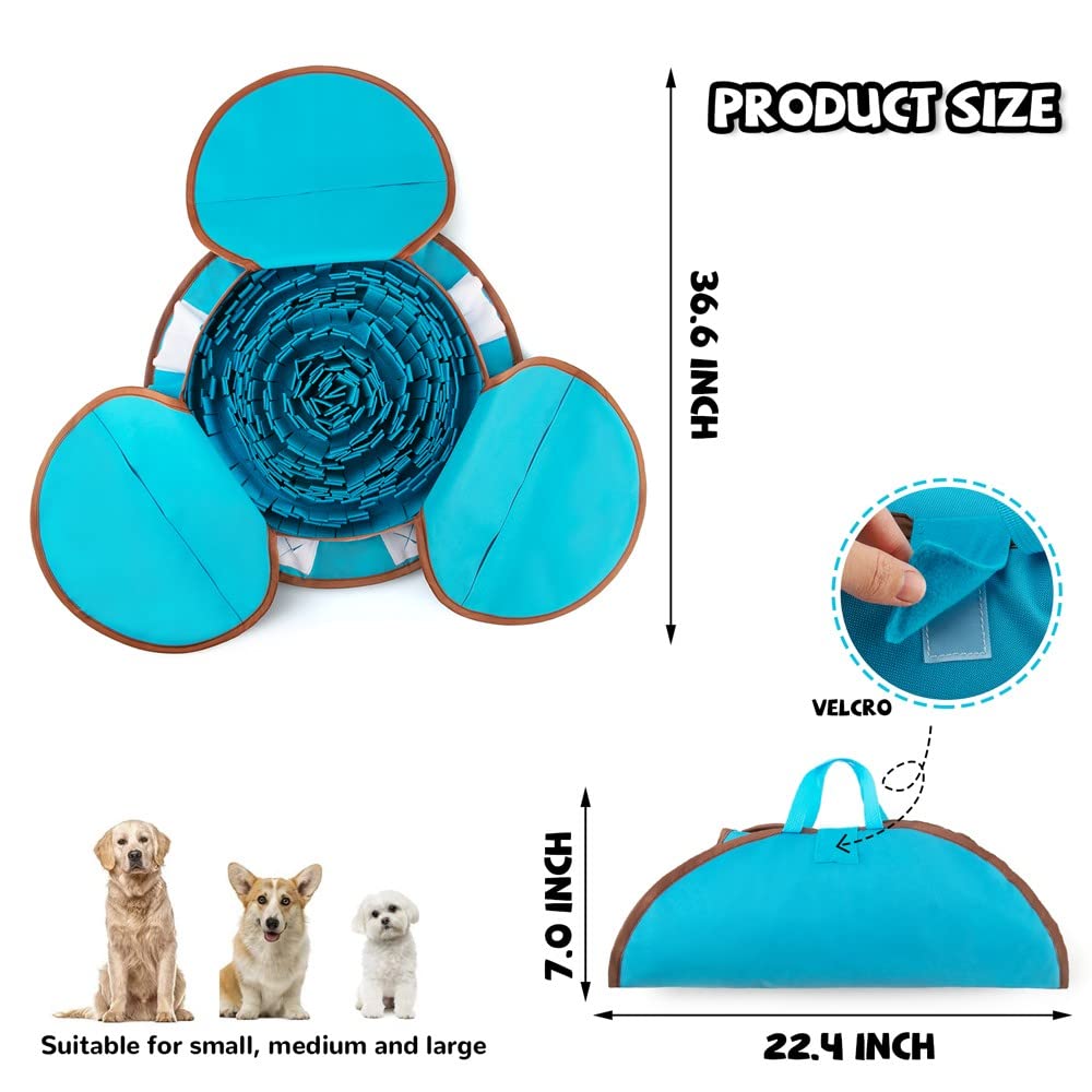 AWOOF Snuffle Mat olfactory pad for scent-driven exploration