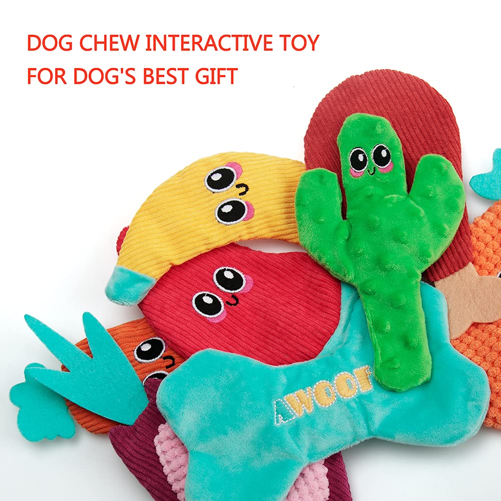 AWOOF crinkle squeaky dog toy elephant provides engaging sound and texture