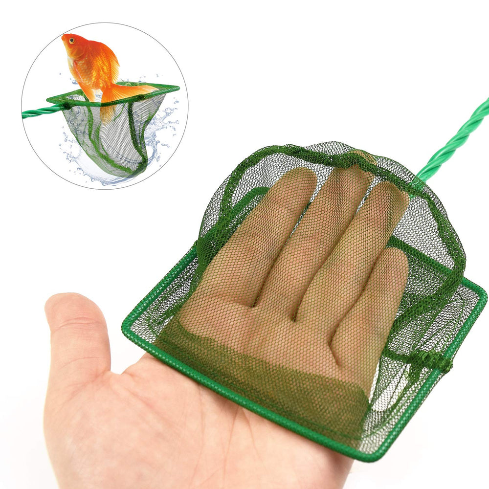 Awpeye soft nylon net protects fish fins during routine catches.