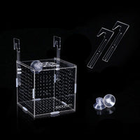 AWXZOM acrylic fish breeding box assembled for safe, clear observation.