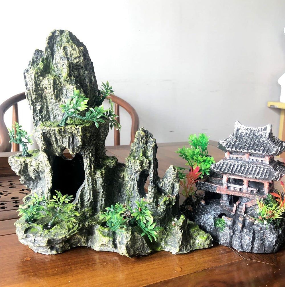 AWXZOM Japanese-inspired decorations create immersive underwater scenes