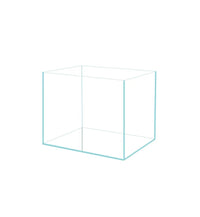 AWXZOM nano tank front view highlights compact, desktop-friendly dimensions.