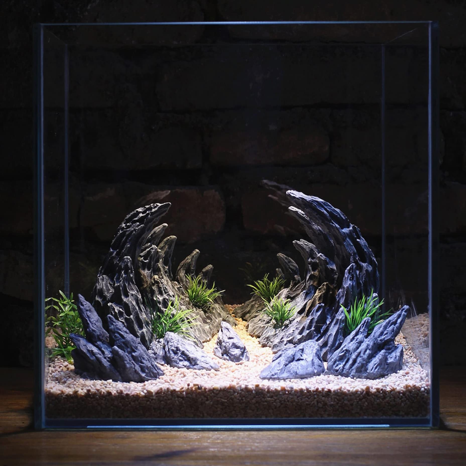 AWXZOM Soul Valley large resin stone adds lifelike texture to 10-20 gallon tanks
