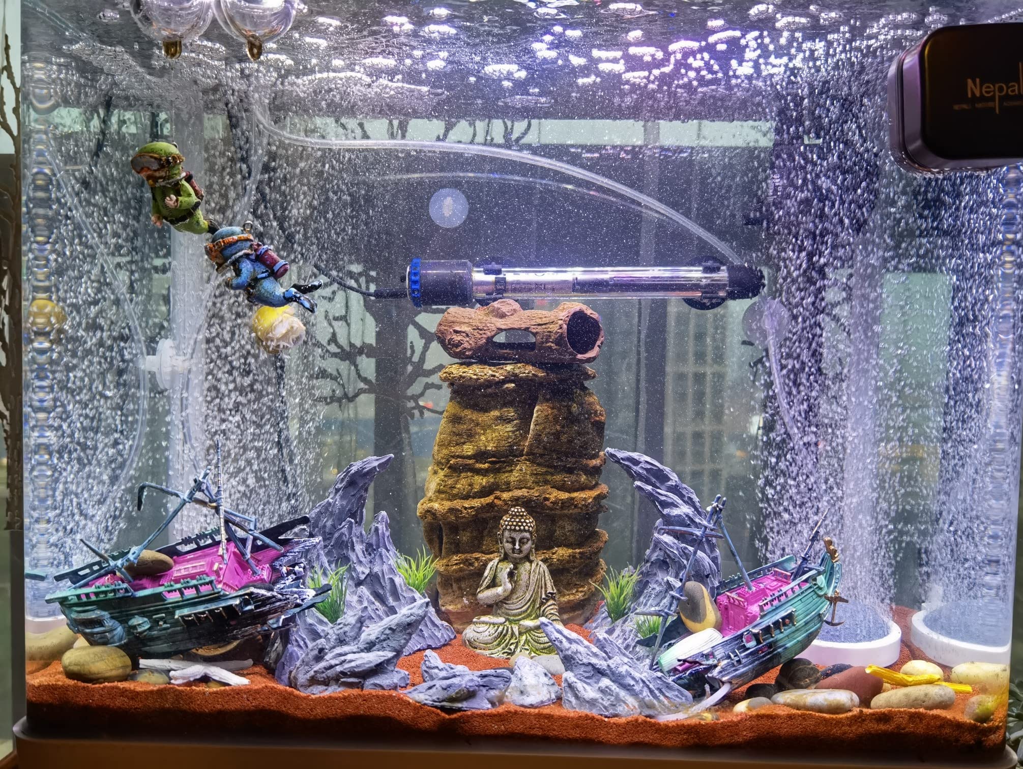 AWXZOM Soul Valley stones sink easily to form quick underwater scenery