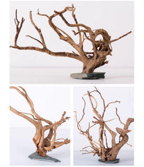 AWXZOM Spiderwood shown with stable slate base for secure placement.