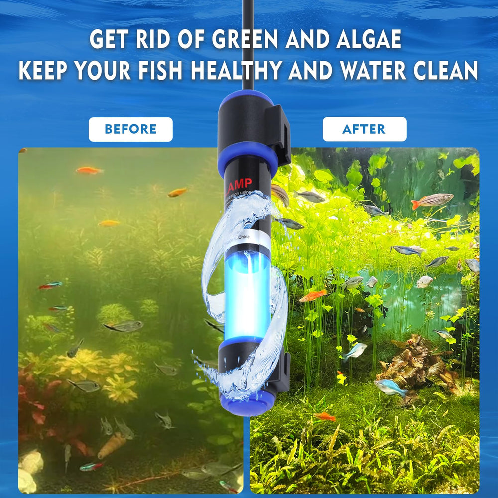 Ayamaxon UVC aquarium clean light ideal for top filter box setups
