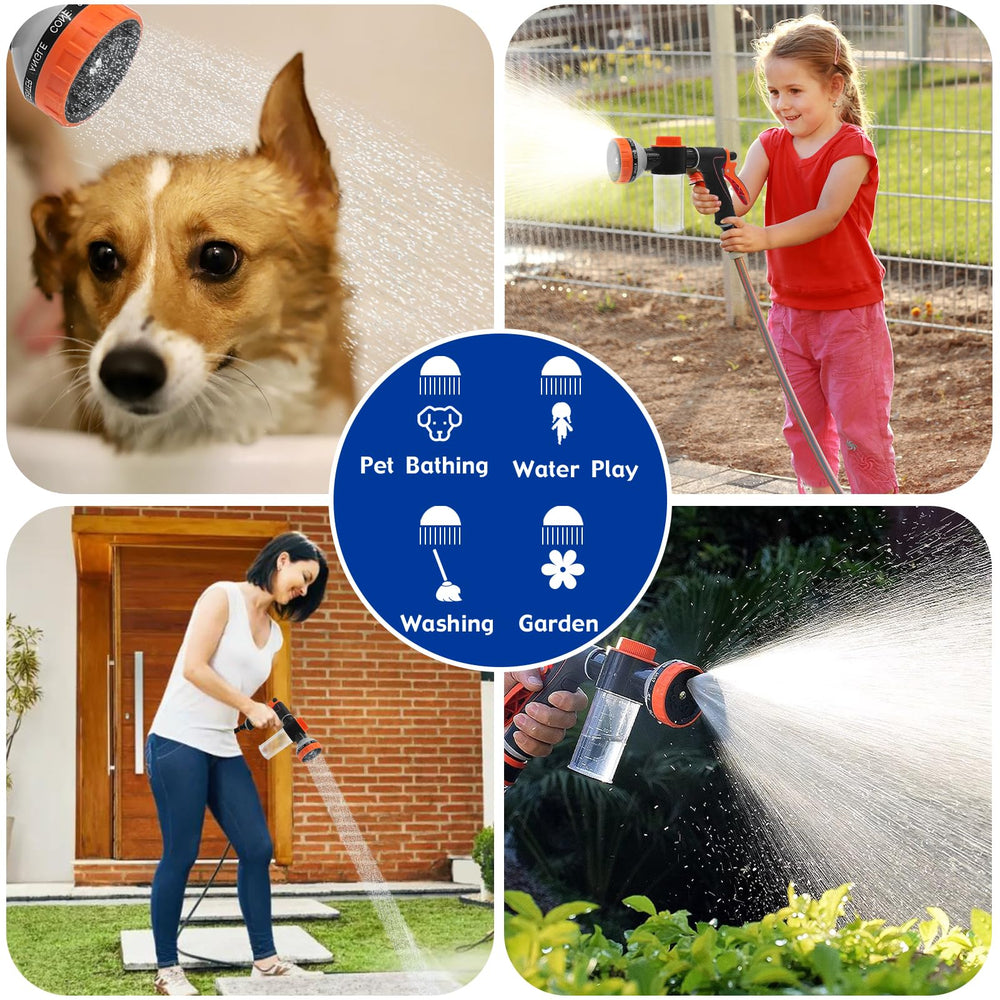 AYBBSHOW durable garden hose sprayer for outdoor use