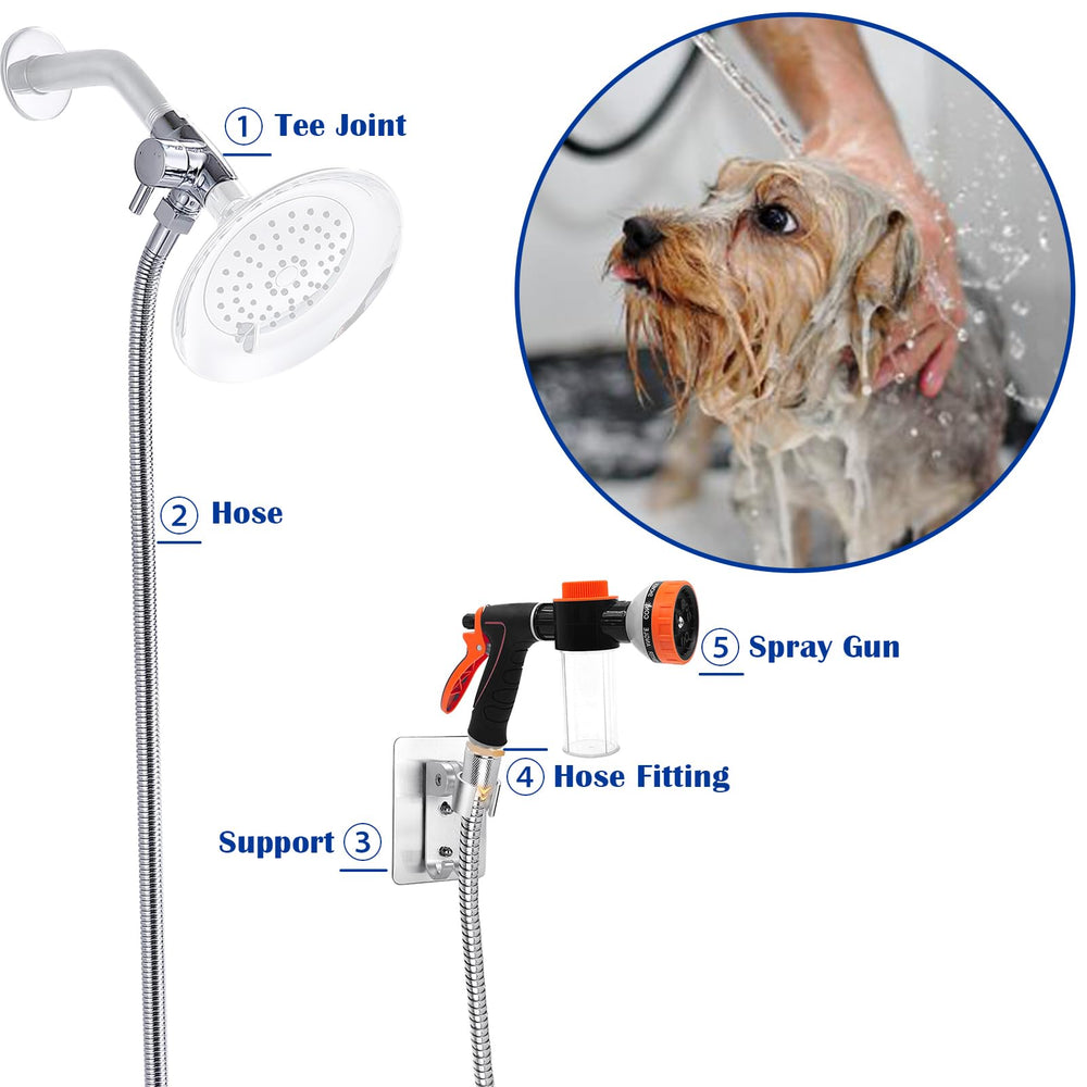 AYBBSHOW lock clip keeps water flowing hands-free during baths.