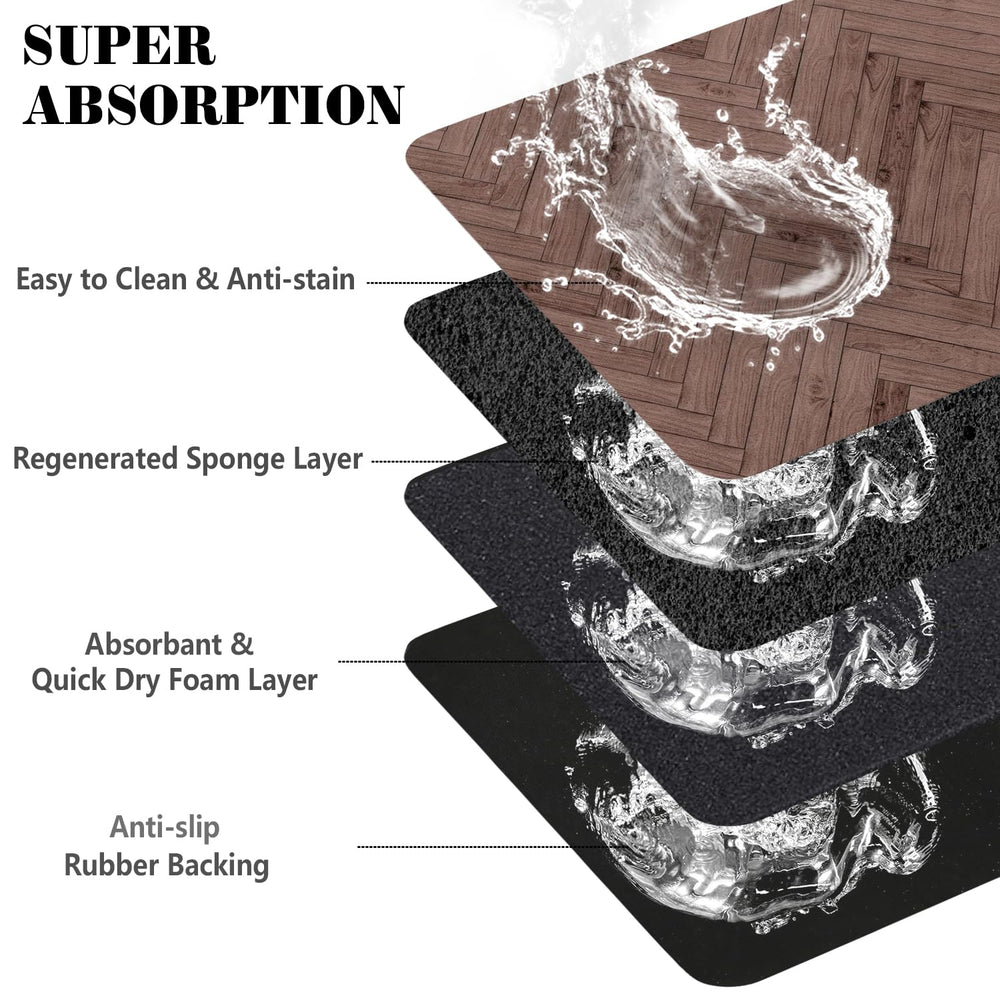 Ayiashiab dog food mat is leak-proof for tidy floors.