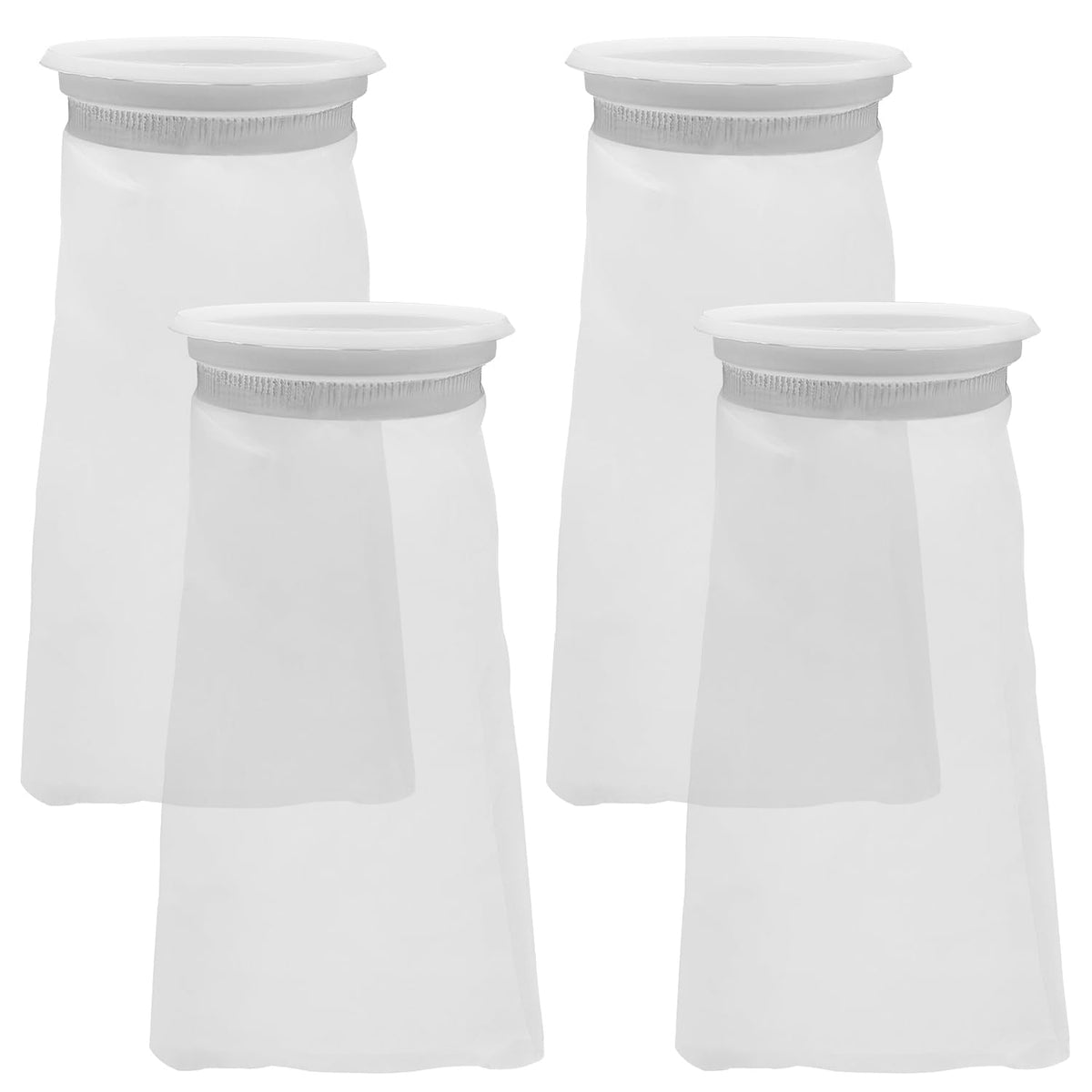 AYWFEY nylon mesh filter sock 100 micron close-up for clear tank water