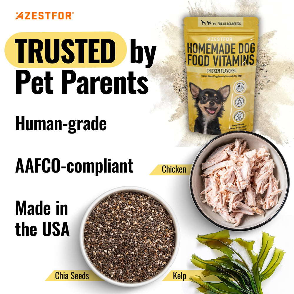 Azestfor dog-bowl image — easy mixing into daily dog meals.