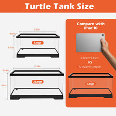 AZV turtle tank kit basking platform ready for daily sunning.