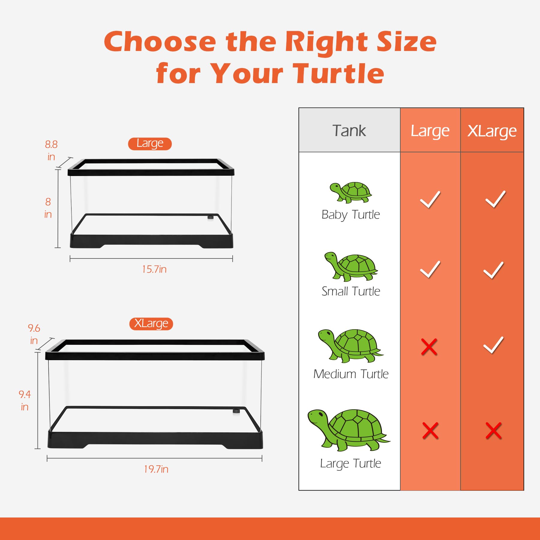 AZV turtle tank kit filter unit operates quietly while filtering.