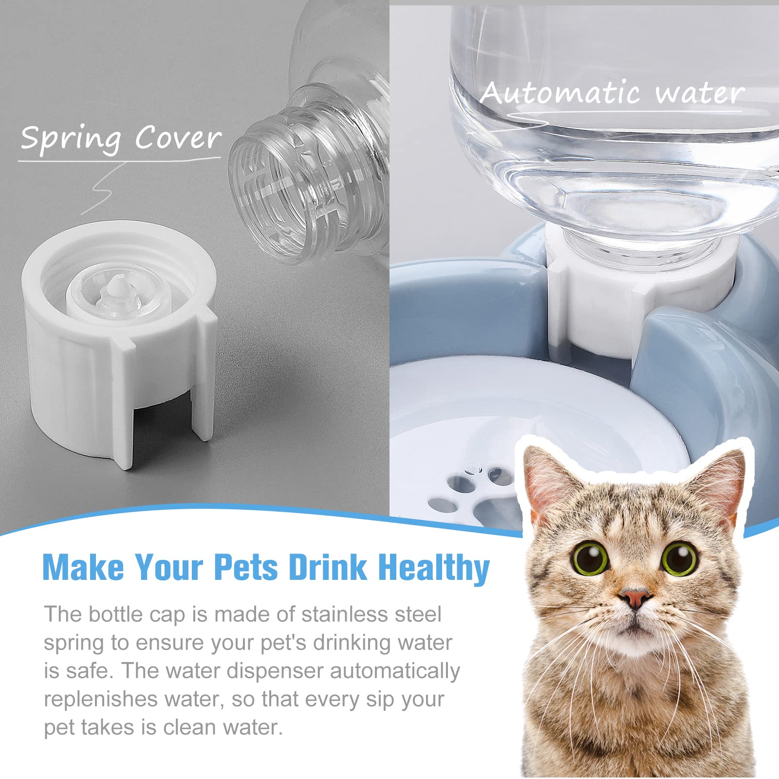 Azwraith 17oz water bottle provides steady supply for pets
